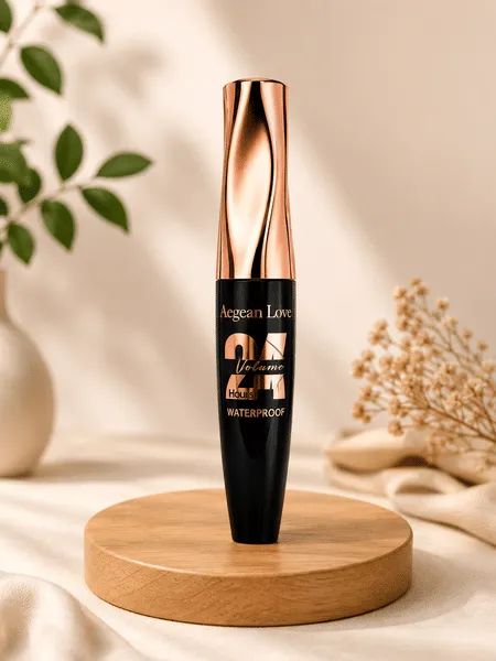 AEGEAN LOVER 24 Volume Intense Mascara – Spectacular Long Lashes, Extreme Volume & Lengthening Mascara – Smudge-Resistant, Long-Lasting, Curling & Defining Lash Makeup for Bold. (Black)