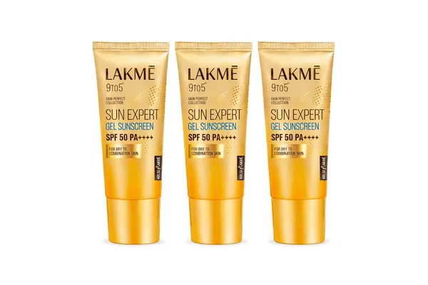 Lakmē Sun Expert Sunscreen gel Best for Oily Skin | Even toned & Glowing Skin | Non-Sticky| 100-g Pack of 3
