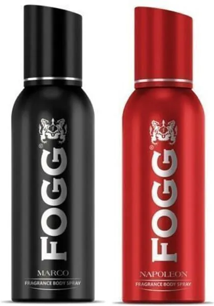 FOGG Marco + Napoleon - 175ml Each (Pack of 2) Body Spray - For Men(350 ml, Pack of 2)
