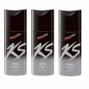 Kamasutra Ks Rush Deodorant Body Spray For Men Pack Of 3, 450 Ml