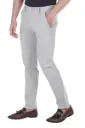 KELLON DENIMS COTTON BLEND CASUAL TROUSER MEN Light Grey