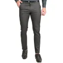 Kellon Denims Men's Regular Trouser (Charcoal Grey)