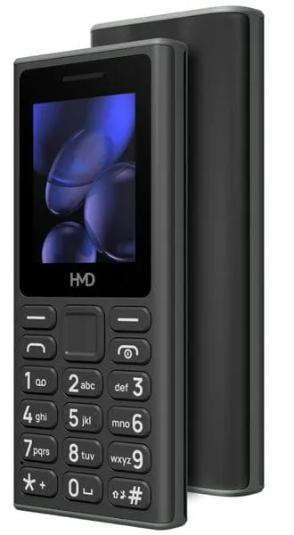 HMD 105 Keypad Phone with Built-in UPI App, Phone Talker, Long-Lasting Battery, Wireless FM Radio | Black