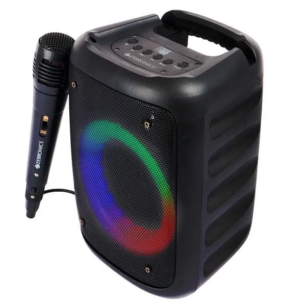 Zebronics ZEB-BUDDY 100 15W Bluetooth Speaker (Black) | Wireless, USB, AUX, mSD & Mic Support | Best Price 2026