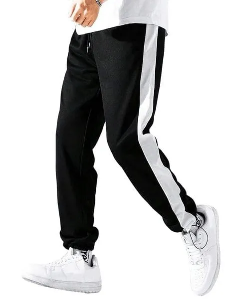 Zortapla Black Cotton Sports Pack Of 1 Trackpants
