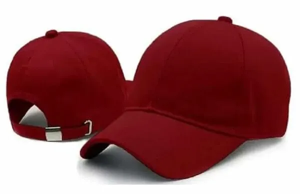 Plain Baseball Sport Cap Men's Baseball Head Hat Stylish All Sports Caps With Adjustable Strap