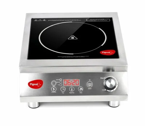 Pigeon Egnite Heavy Duty 3500 W Infrared Cooktop (Silver)