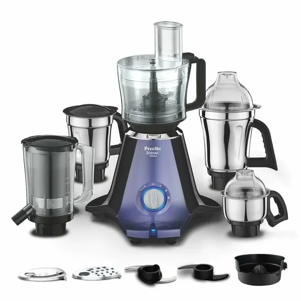 Preethi Zodiac Glitter MG 264 5 Jars 750 W Mixer Grinders
