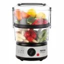 Gourmet Electric Food Steamer | 5L Capacity | 500W | Multi-Purpose Steamer & Egg Boiler | Silver | 2-Year Warranty