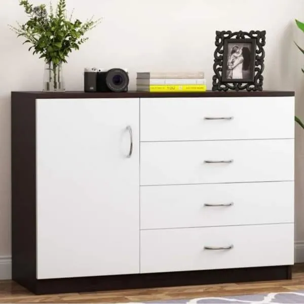 ApkaInterior Familia 4-Drawer Wooden Chest Of Drawers