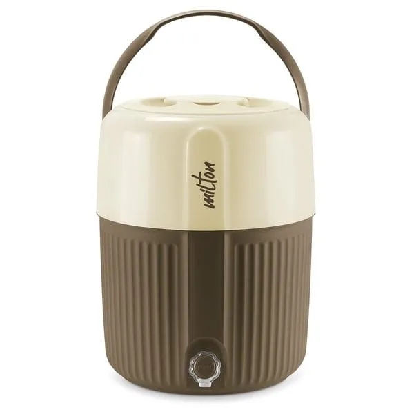 Milton Kool Pristine 22 Insulated Plastic Water Jug, 19 litres, Dark Brown