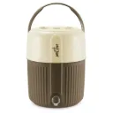 Milton Kool Pristine 22 Insulated Plastic Water Jug, 19 litres, Dark Brown