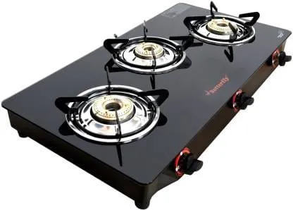Butterfly L3893B00000 3 Burners Manual Ignition Gas Stove