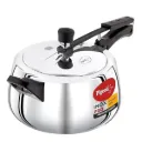 Pigeon INOX PRO (SAP15672) 5 Litre Stainless Steel Gas Stovetop Pressure Cooker (Metallic silver)