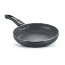 Prestige Omega Deluxe Granite Fry Pan, 24 Centimetre, Black, Induction Base, 5 Layer Non-Stick Cookware, Dishwasher Safe, 2-Layer Metallic Finish