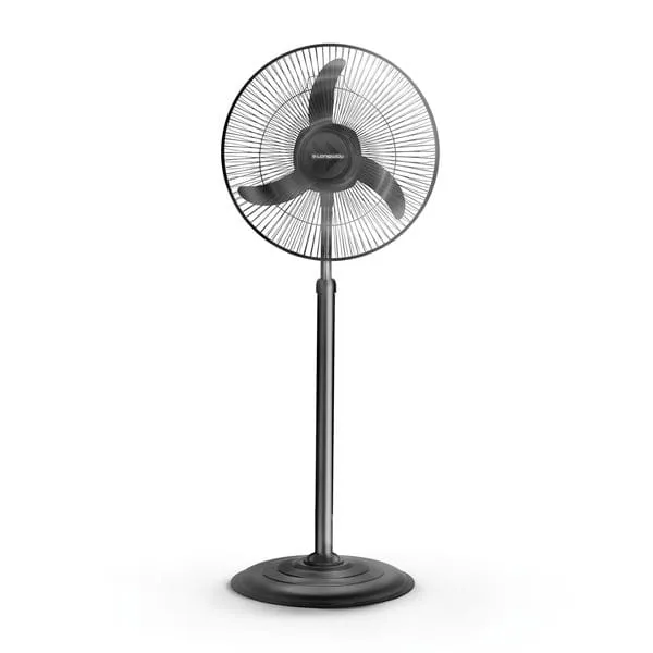Longway Bolt Black Pedestal Fan 400 mm 50 W Pedestal Fan (Black) Pack of 1
