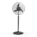 Longway Bolt Black Pedestal Fan 400 mm 50 W Pedestal Fan (Black) Pack of 1