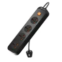 Portronics Power Plate 12 Multi Plug Extension Board with 4 Power Sockets, 1500W, 2M Cord Length, Fire Proof Material, Short Circuit Protection