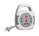 Pigeon X Cord 1 Flex Box 4 Metre (2 Pin, 6A, ISI Marked Plug) | Smooth Rotation, Triple Socket, Durable ABS & PC Body for Safe Power Extension