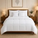 SWAAS Dream Space Eversoft Series King Size Tencel Comforter Set – Hypoallergenic & Eco-Friendly – 6 Pcs Set White