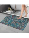 Bella True Floor Mats Suitable for Bathroom & Kitchen (Multicolor, Pack of 1)