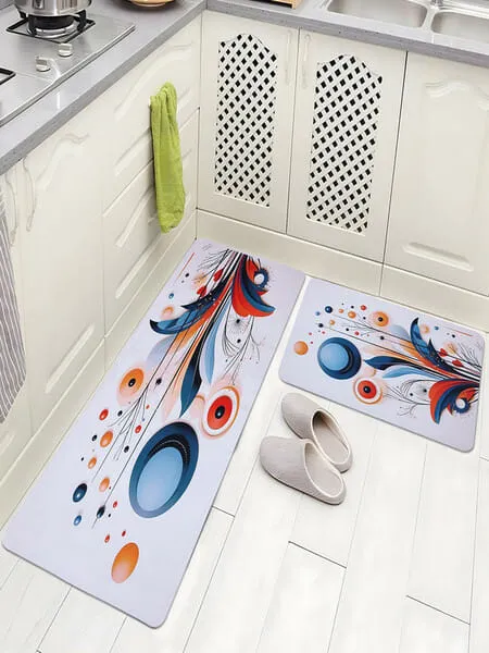 Bella True Anti-Slip Mat and Runner Combo 58x38 CM + 135x55 CM