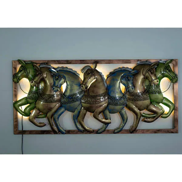 ApkaInterior Horse Frame Wall Hanging