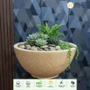 Apkainterior Rio Bowl Planter (18x8.5x8) Inch