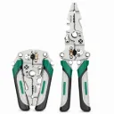 ALQO Heavy Duty Foldable Multi-Function Wire Stripper & Cutter Tool with Crimping – Electrical Plier