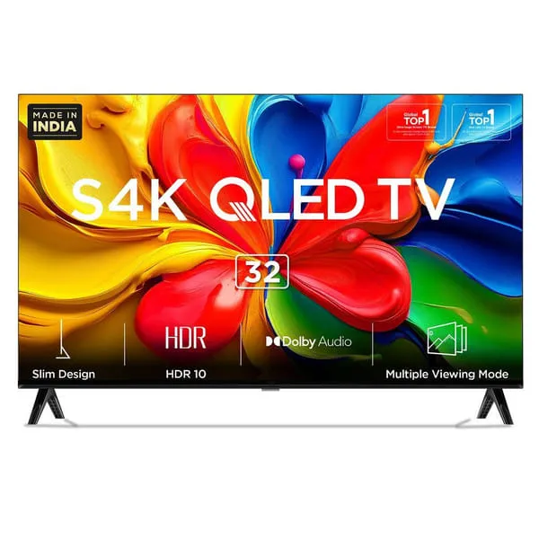 TCL 32 inch HD Ready QLED Smart Google TV TCL 32S4K
