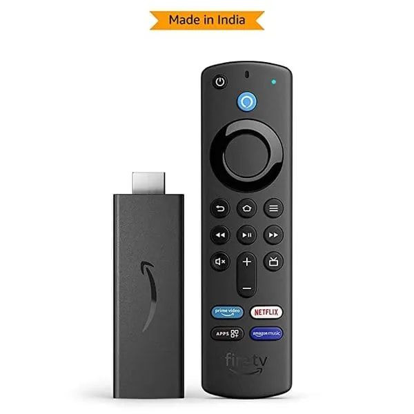 Amazon Fire TV Stick with Alexa Voice Remote (includes TV and app controls) | HD streaming device