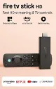 Amazon Fire TV Stick HD, Alexa Voice Remote with TV power & volume controls, full HD streaming device
