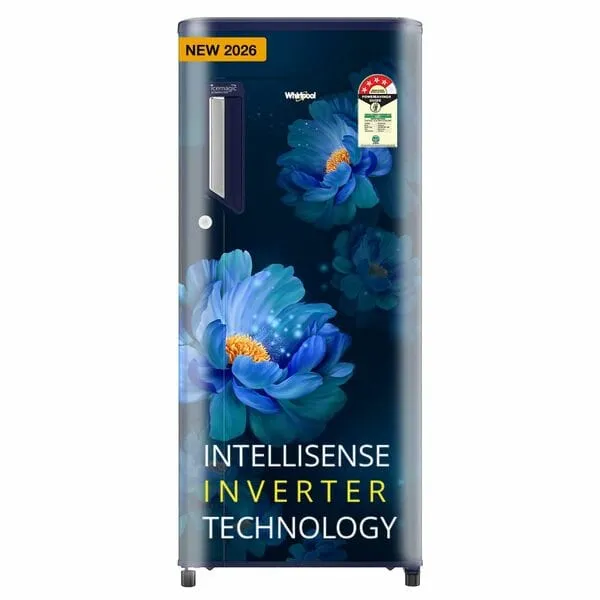 Whirlpool 192 Litre 4 Star Single Door Refrigerator 215 IMPC PRM 4S SAPPHIRE PEONY-Y (SAPPHIRE PEONY-Y)