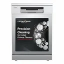 Hafele Aqua Chrome Dishwasher |13 Place Settings |Upto 70 Utensils |Designed for Indian Kitchens |Free-Standing |Hygienic & High-Performance Cleaning |Premium Stainless Steel Finish