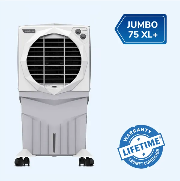 Symphony 75 Litre Desert Air Cooler (White) Jumbo 75XL +