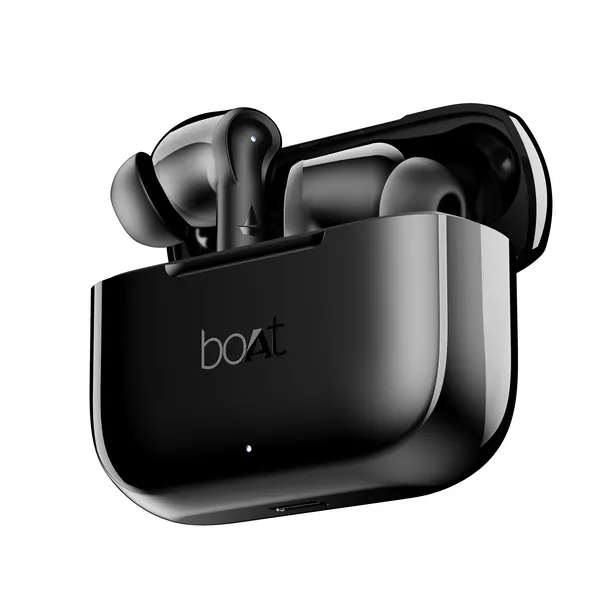 boAt Airdopes 161 (Metallic) 50 hours battery Bluetooth Earbuds TWS (Carbon Black)