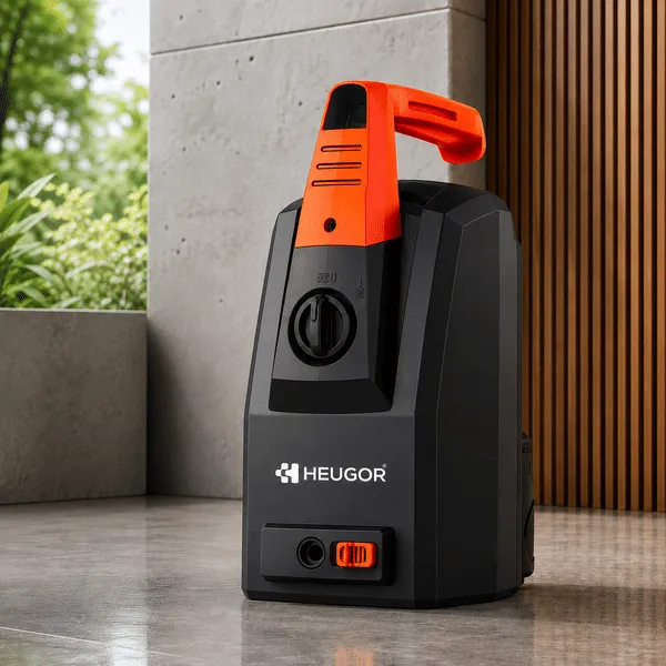 HEUGOR AH1200 1200W High Pressure Washer | 1450 PSI Portable Self-Suction Car & Home Cleaning Machine