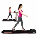 Lifelong Fit Pro Treadmill 3 HP Peak Dc Brushless Motor 2 Level manual incline Walking Machine at 8 km/Hr Speed with Led Display-Cardio Equipment for Home Gym 110kg Capacity, Black