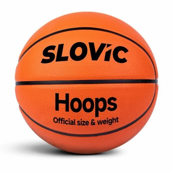 SLOVIC Outdoor Basketball [Size-7] | Professional Basket-Ball For Indoor-Outdoor Training | Ideal For Kids & Adult | Basketball For Training & Tournament