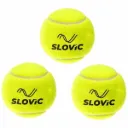 SLOVIC Cricket Balls for Home [Pack of 3] | Practice Tennis Ball Cricket | Lightweight & High-Bounce Rubber Cricket Balls