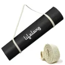 Lifelong LLYM94 Yoga mat for Women & Men EVA Material 6mm Black Anti Slip for Gym Workout