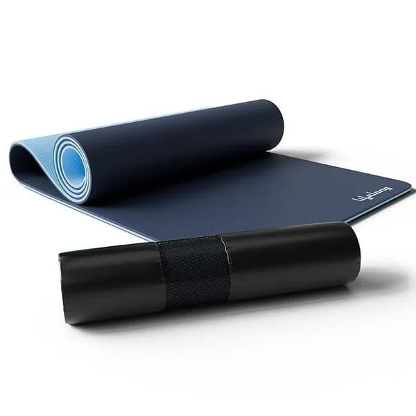 Lifelong Dual Color TPE Yoga Mat, 6mm, Anti-Slip, For Gym & Yoga, 6 Months Warranty