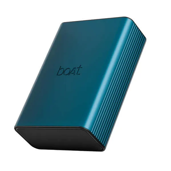 boAt EnergyShroom PB400 Pro 20000mAh Power Bank | 22.5W Fast Charging | Black, Green & Blue