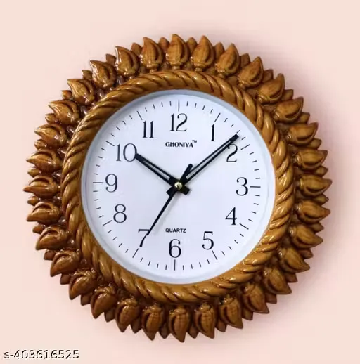 WALL CLOCK YELLOW SUNKH PREMIUM 10 INCH Wall Clocks