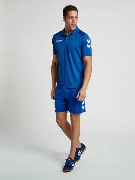 Hummel Men's Polyester Polo T-Shirt (True Blue) | Pack of 1 | Sports & Casual Polo | Best Price (M)