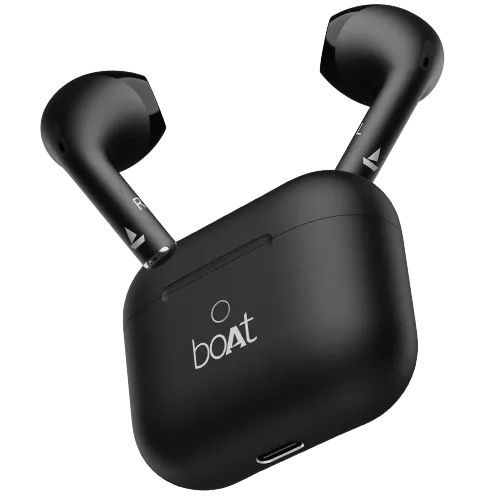 boAt Airdopes Alpha TWS Bluetooth Earbuds (Jet Black) | 35 Hours Battery | Best Price (Jet Black)