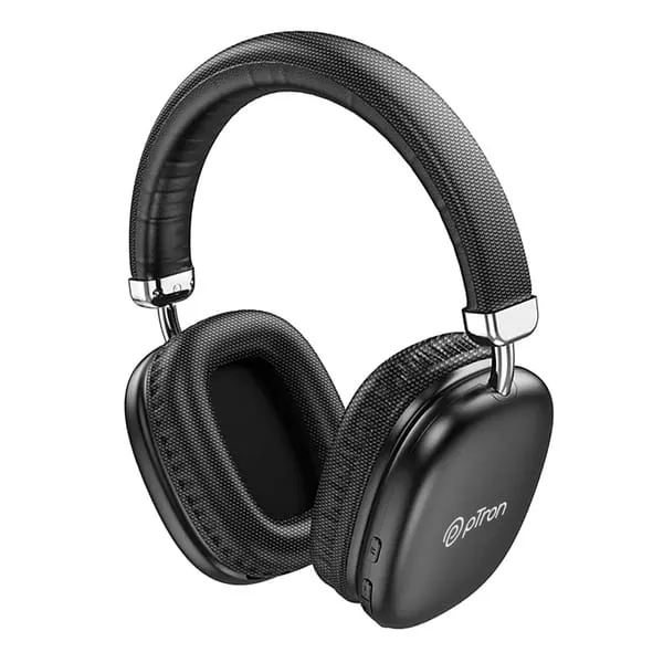 pTron Studio Ultima Wired & Wireless Over-Ear Headphones | Jet Black
