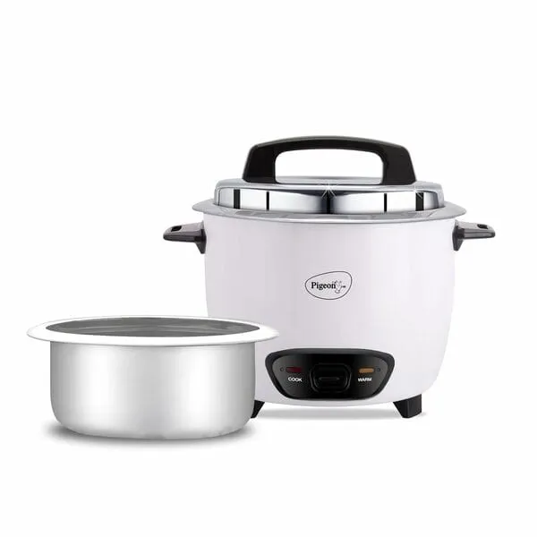 Pigeon JOY DX 387 1 Litre 400 W Electric Cooker (White)