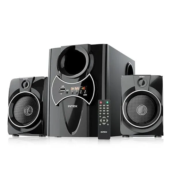 Intex 2.1 2100 PRO FMUB 55W Wireless Speaker | Deep Bass | Black