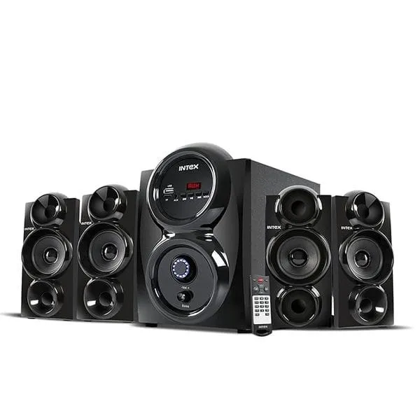 Intex 4.1 ROAR 4751 Shine Pro 75W Wireless Speaker | Deep Bass | Black